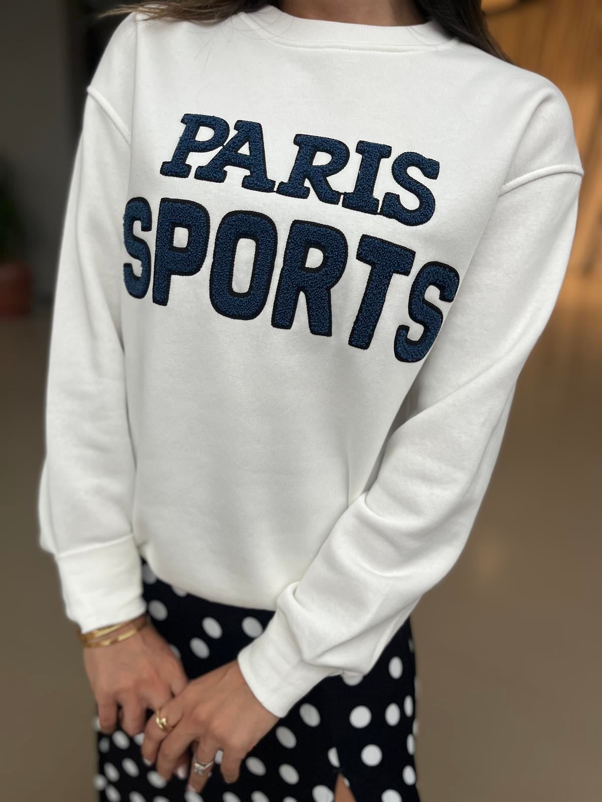 ZARA MARKA PARIS YAZILI SWEATSHIRT