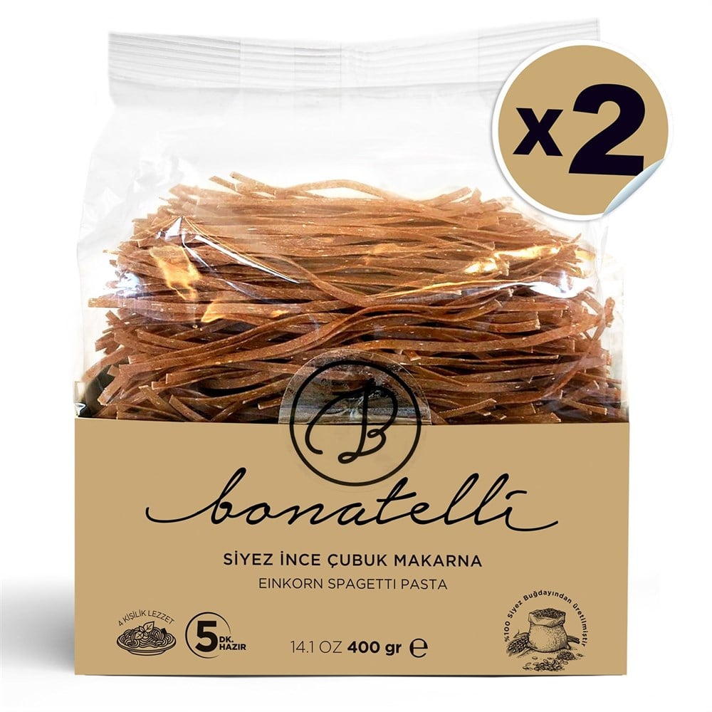 2'li Siyez İnce Çubuk Makarna