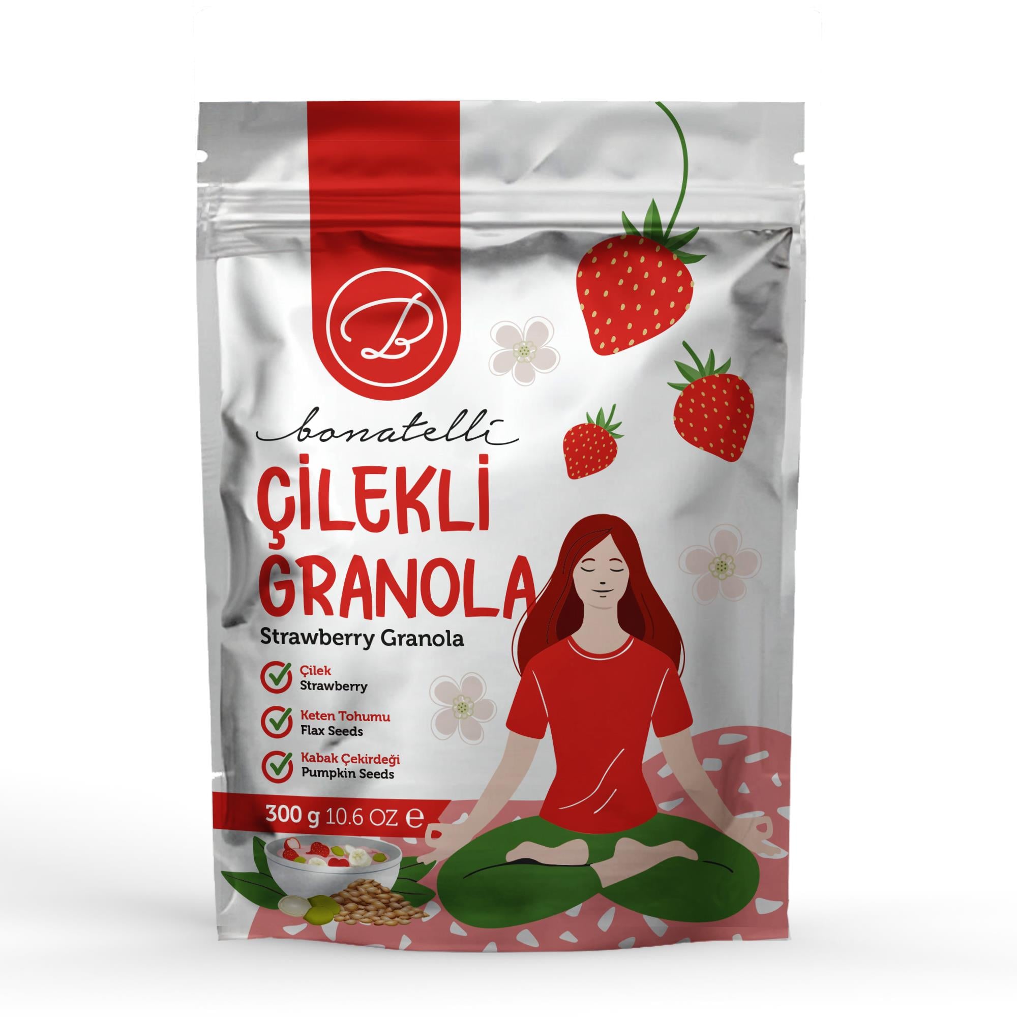 Çilekli Granola 300 G