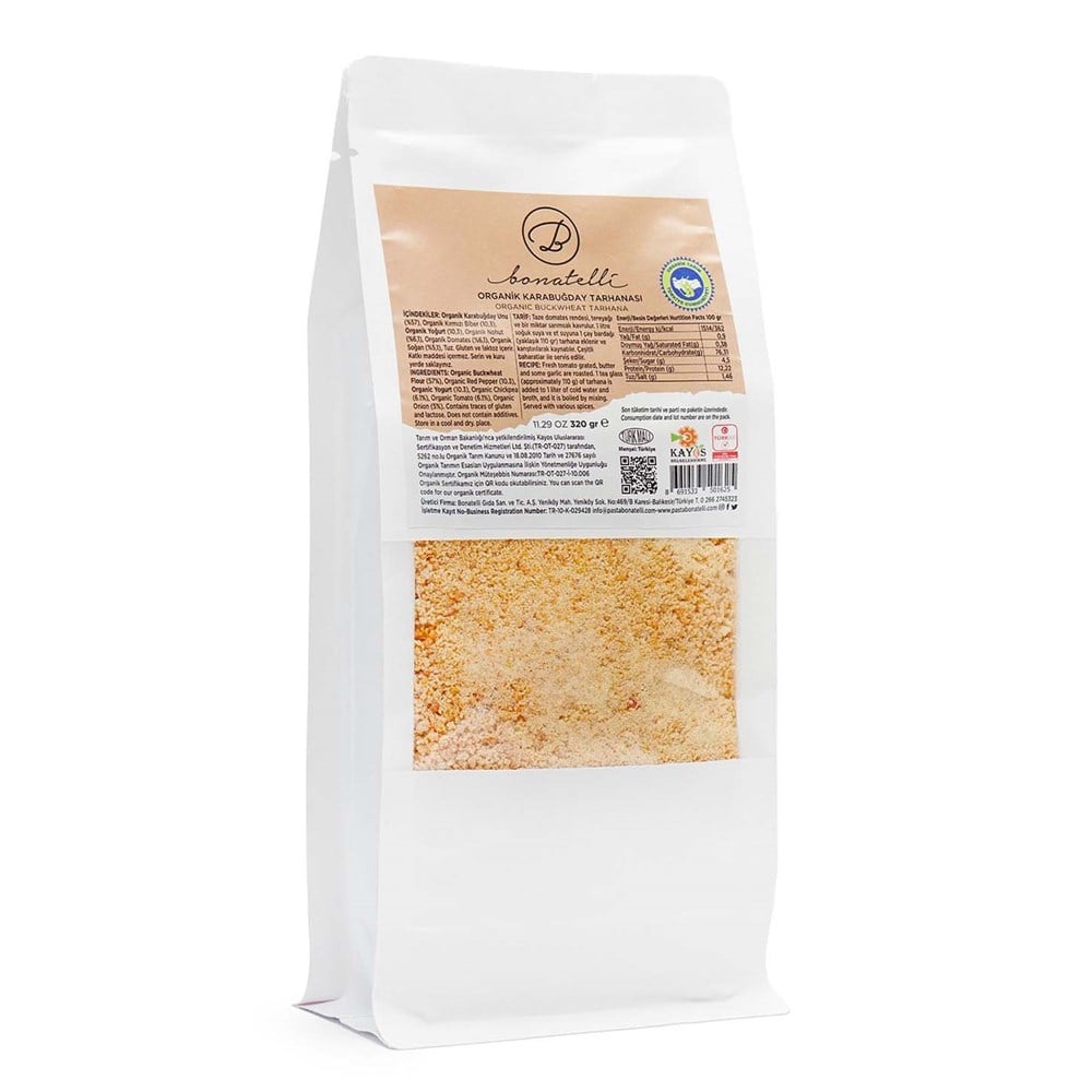 ORGANİK KARABUĞDAY TARHANASI 320 GR