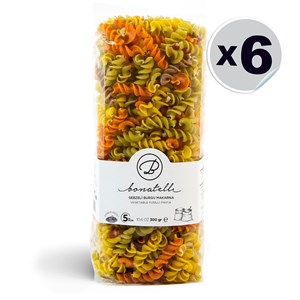 6'lı Sebzeli Burgu Makarna