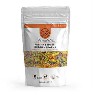 Karışık Sebzeli Burgu Makarna 150 G