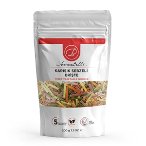 Karışık Sebzeli Erişte 200 G