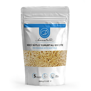 Keçi Sütlü Yumurtalı Erişte 200 G