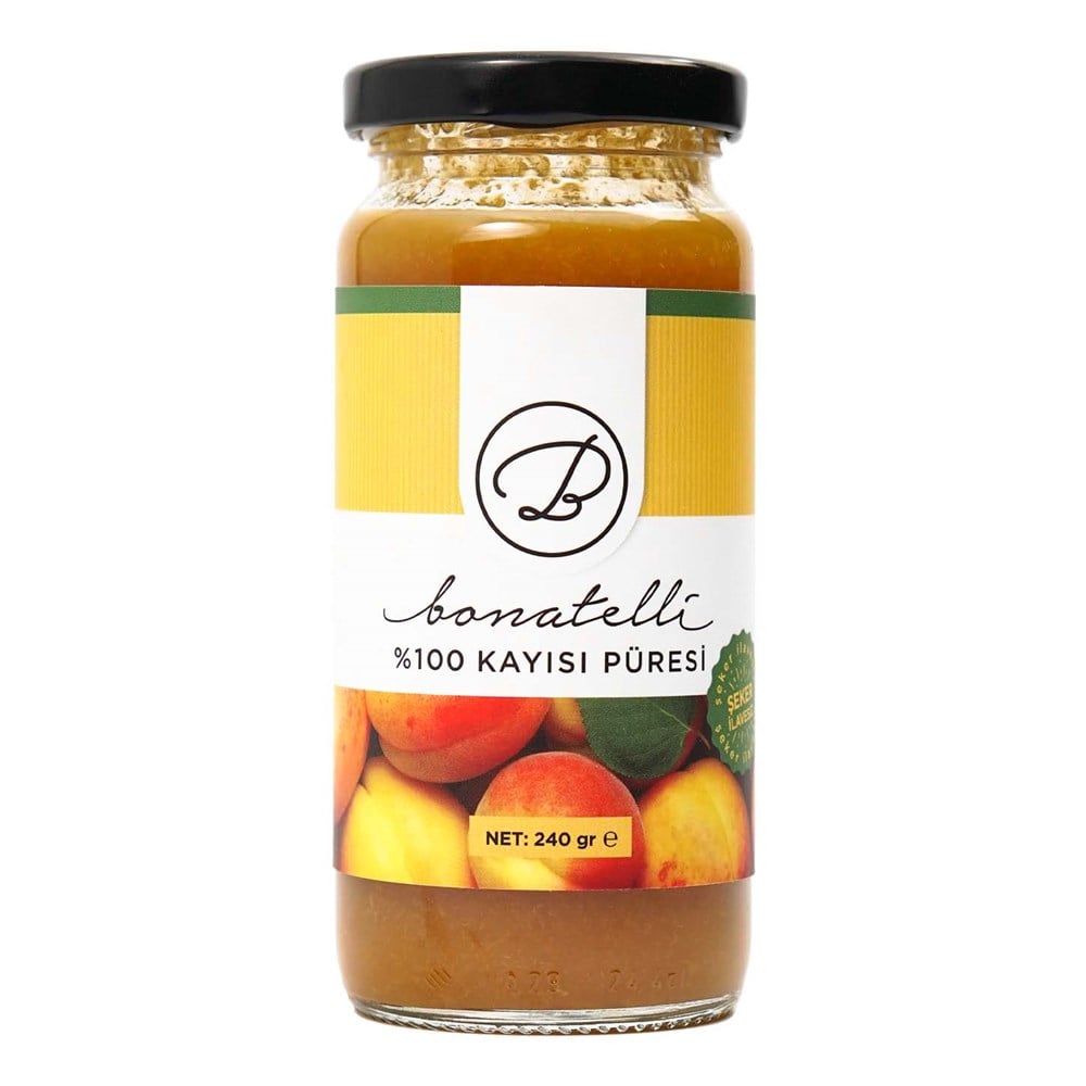%100 KAYISI PÜRESİ 240 GR