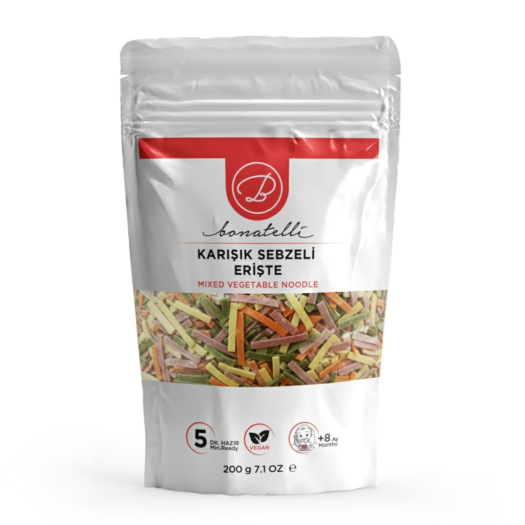 Karışık Sebzeli Erişte 200 G