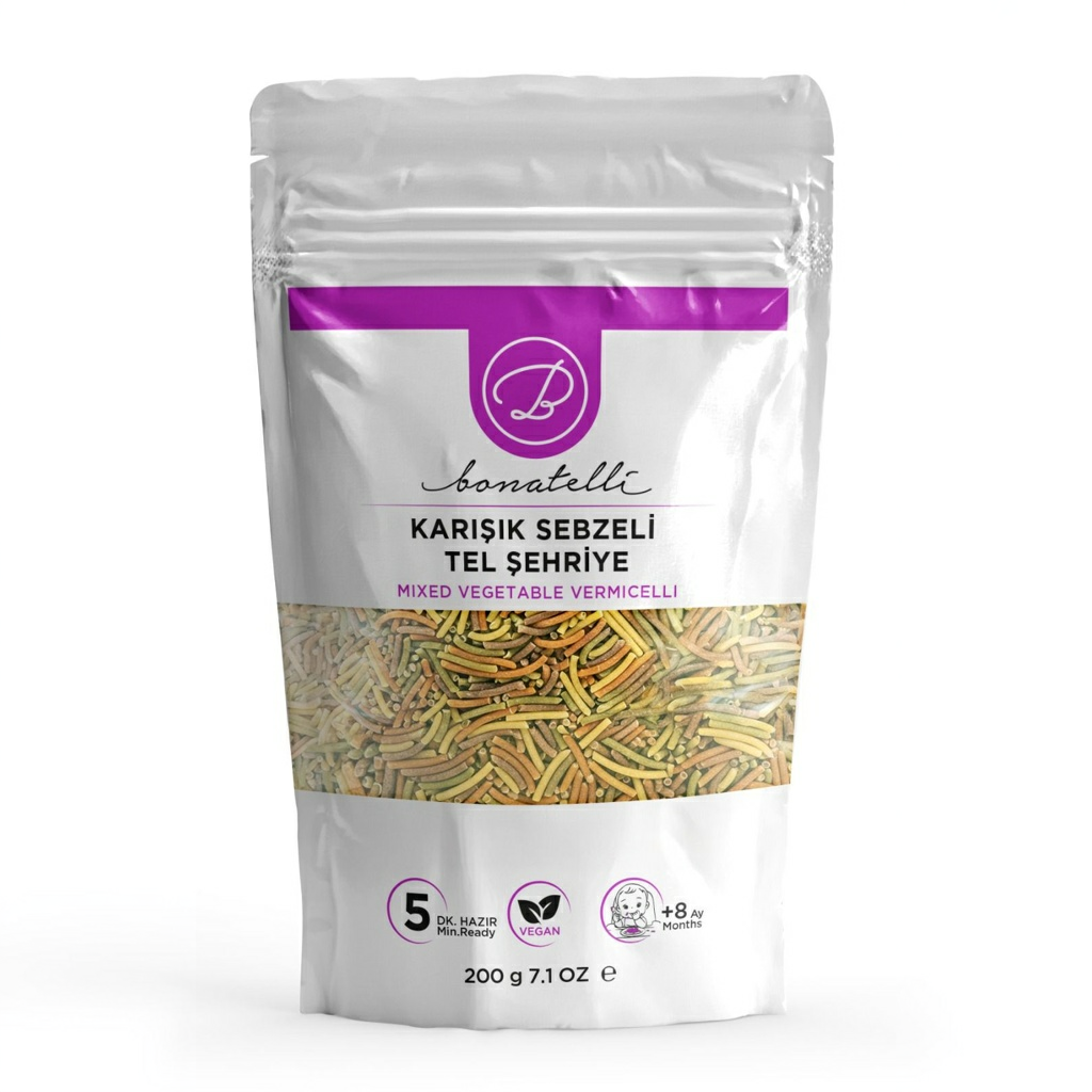Karışık Sebzeli Tel Şehriye 200 G