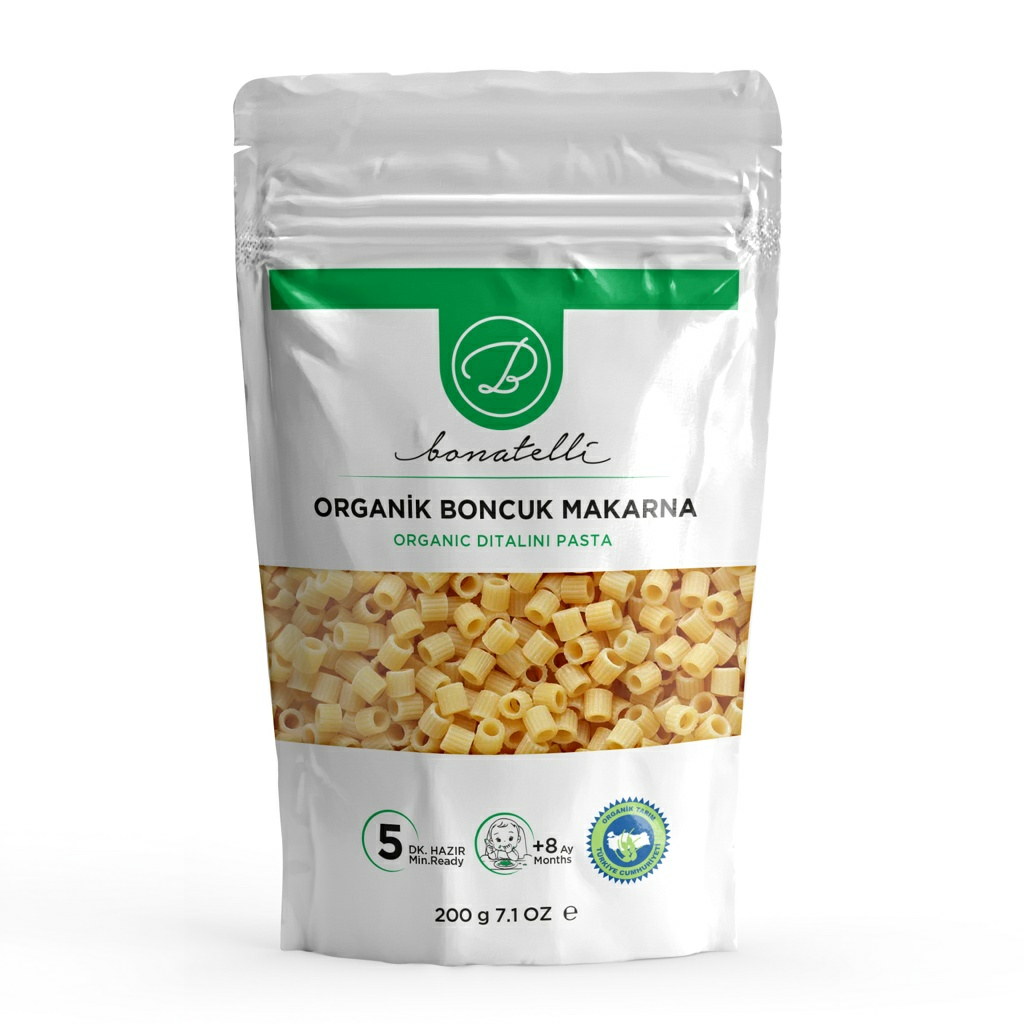 Organik Boncuk Makarna 200 G
