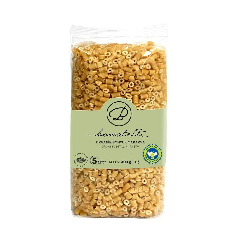 Organik Boncuk Makarna 400gr