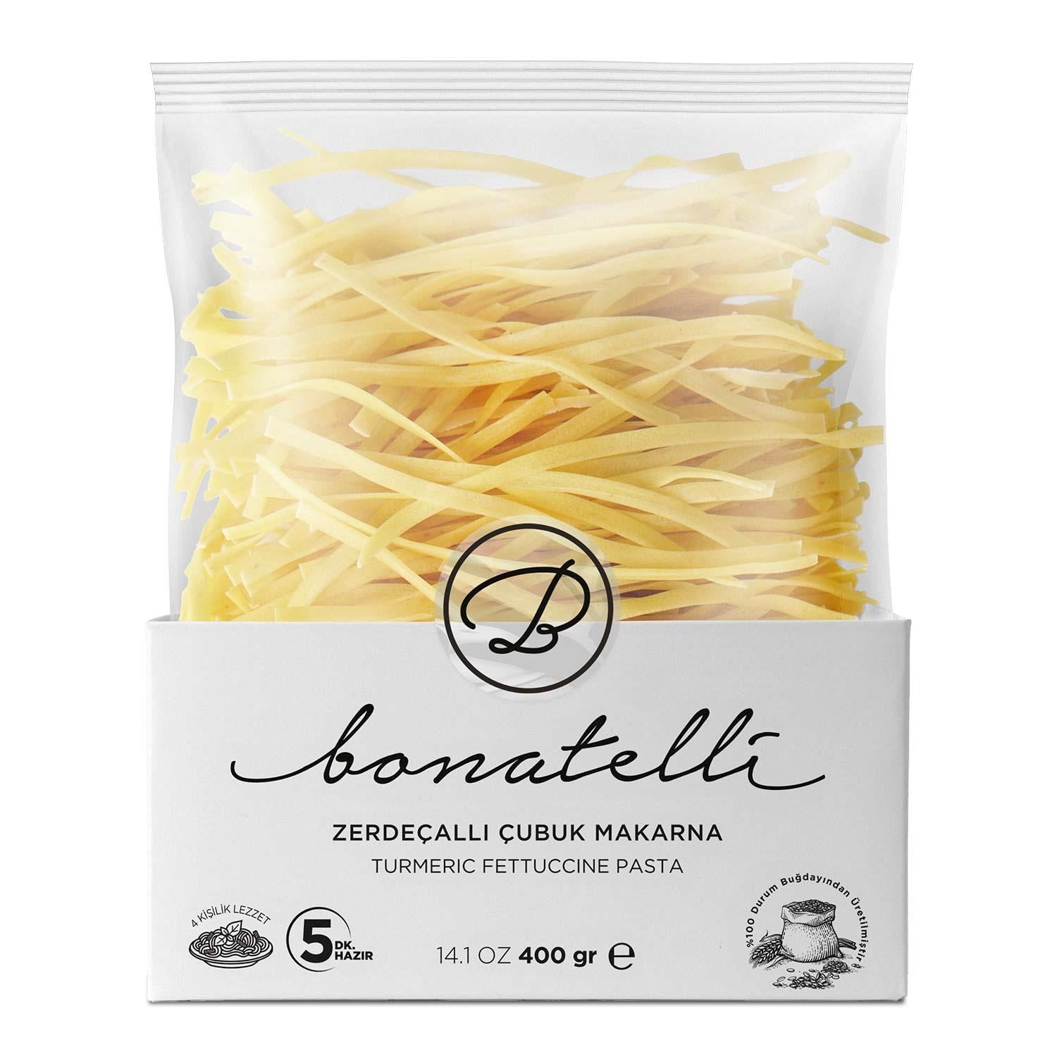 Zerdeçallı Çubuk Makarna 400gr