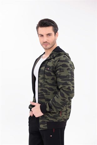Yeşil-Siyah Urban Camo Eşofman Takımı