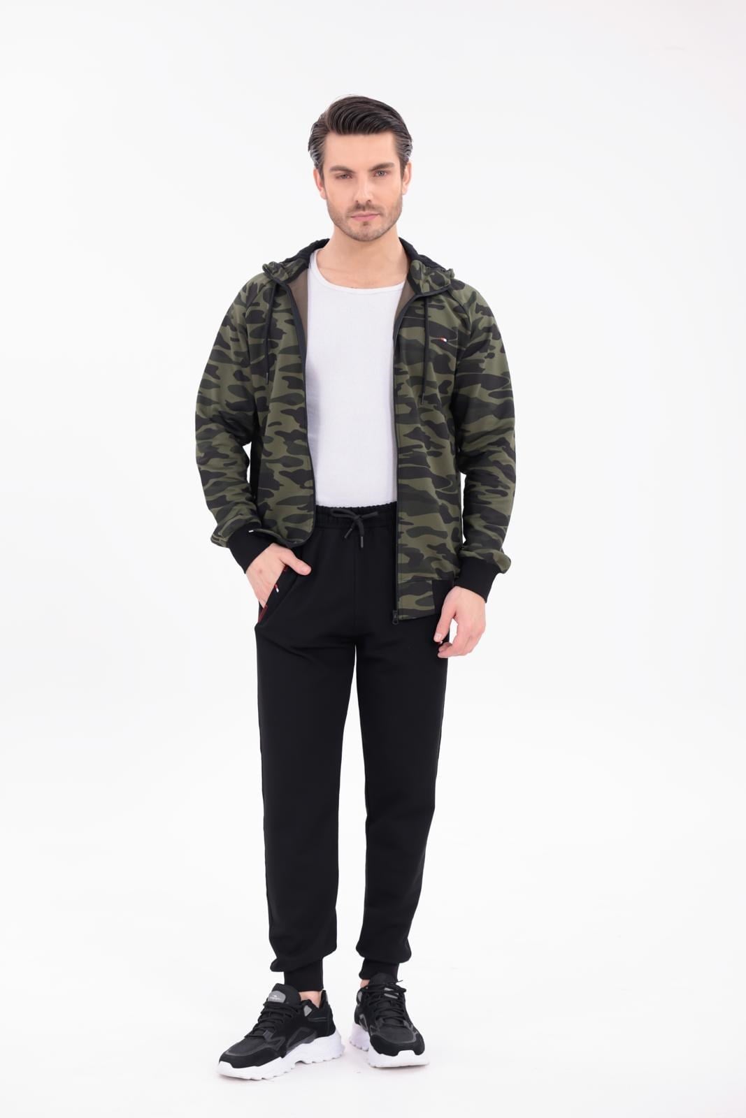 Yeşil-Siyah Urban Camo Eşofman Takımı