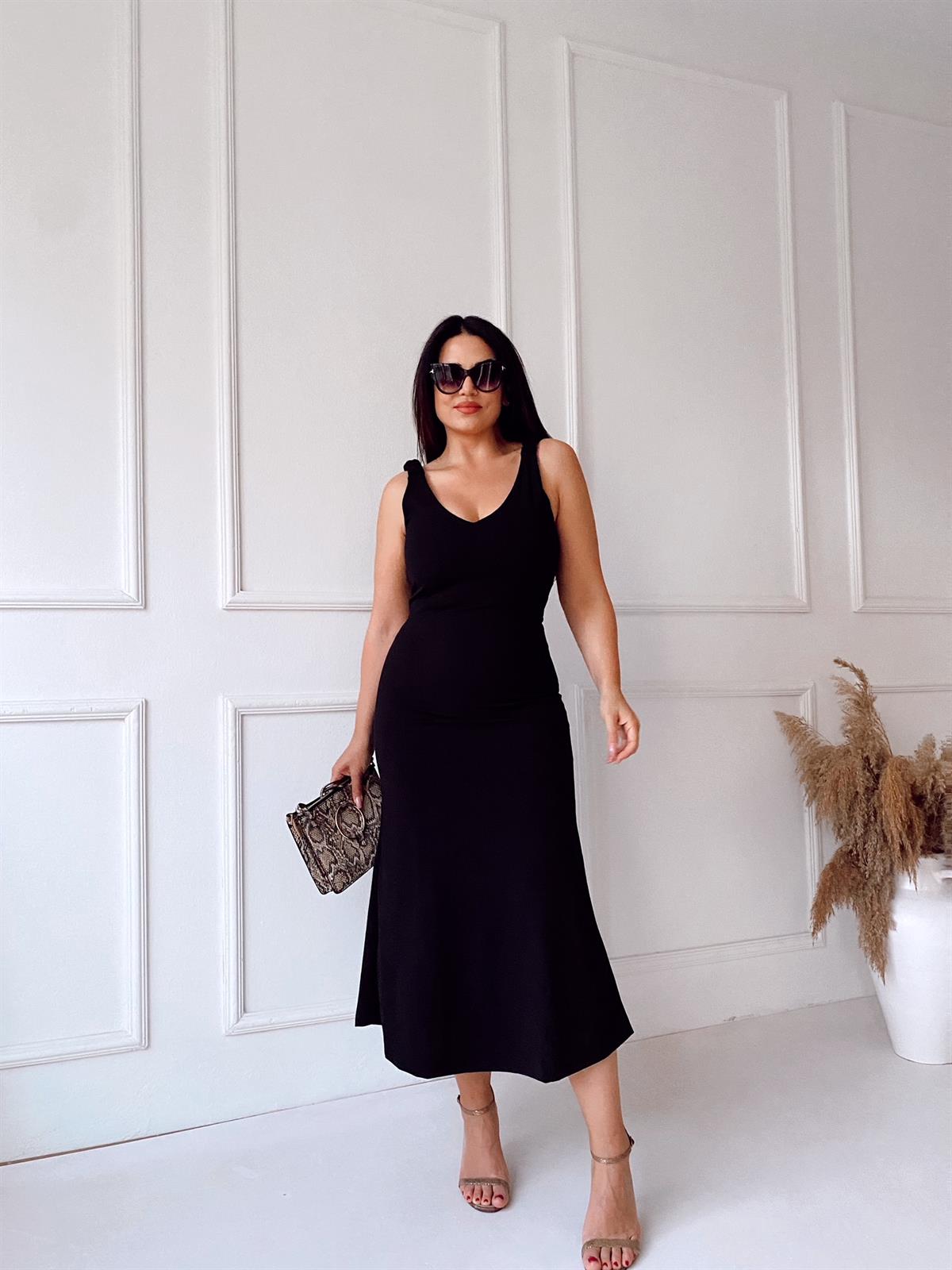 Elena Siyah Elbise