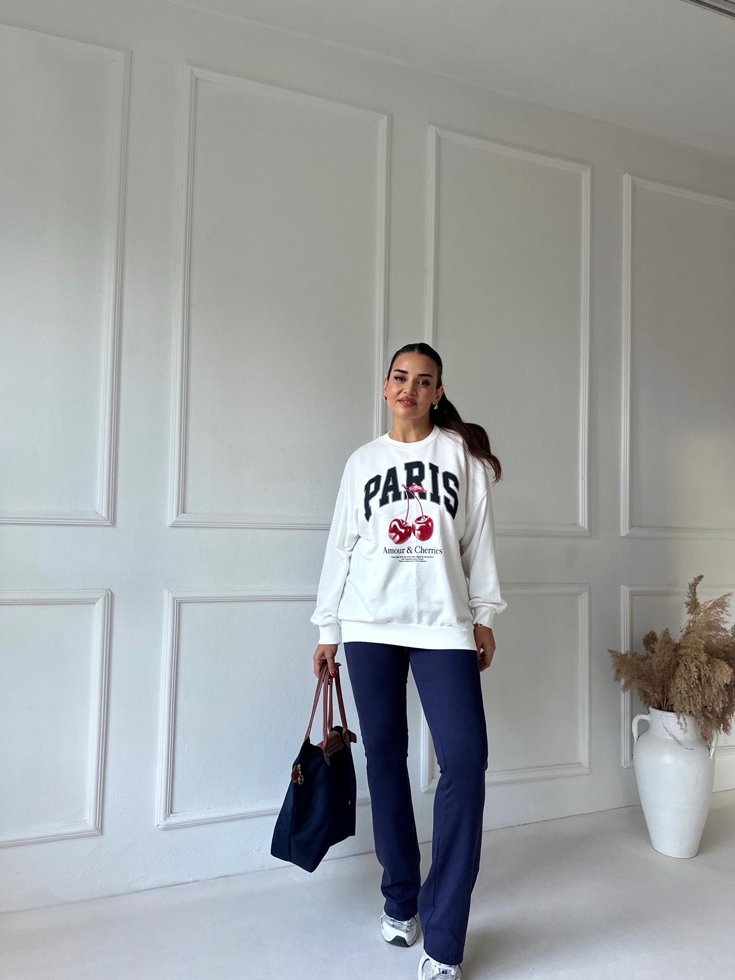 Lüks Kalite İspanyol Paça Lacivert Tayt