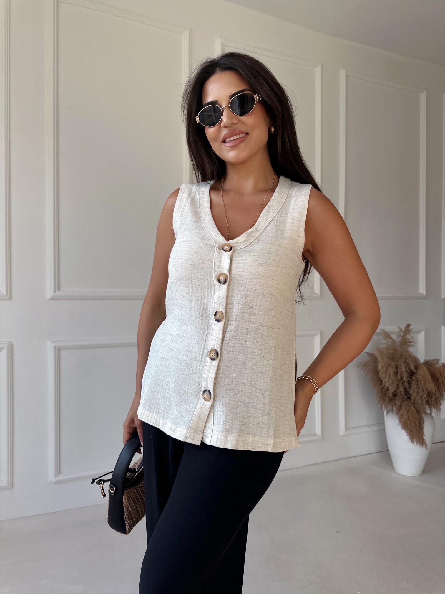 Lüks Kalite Keten Yelek 