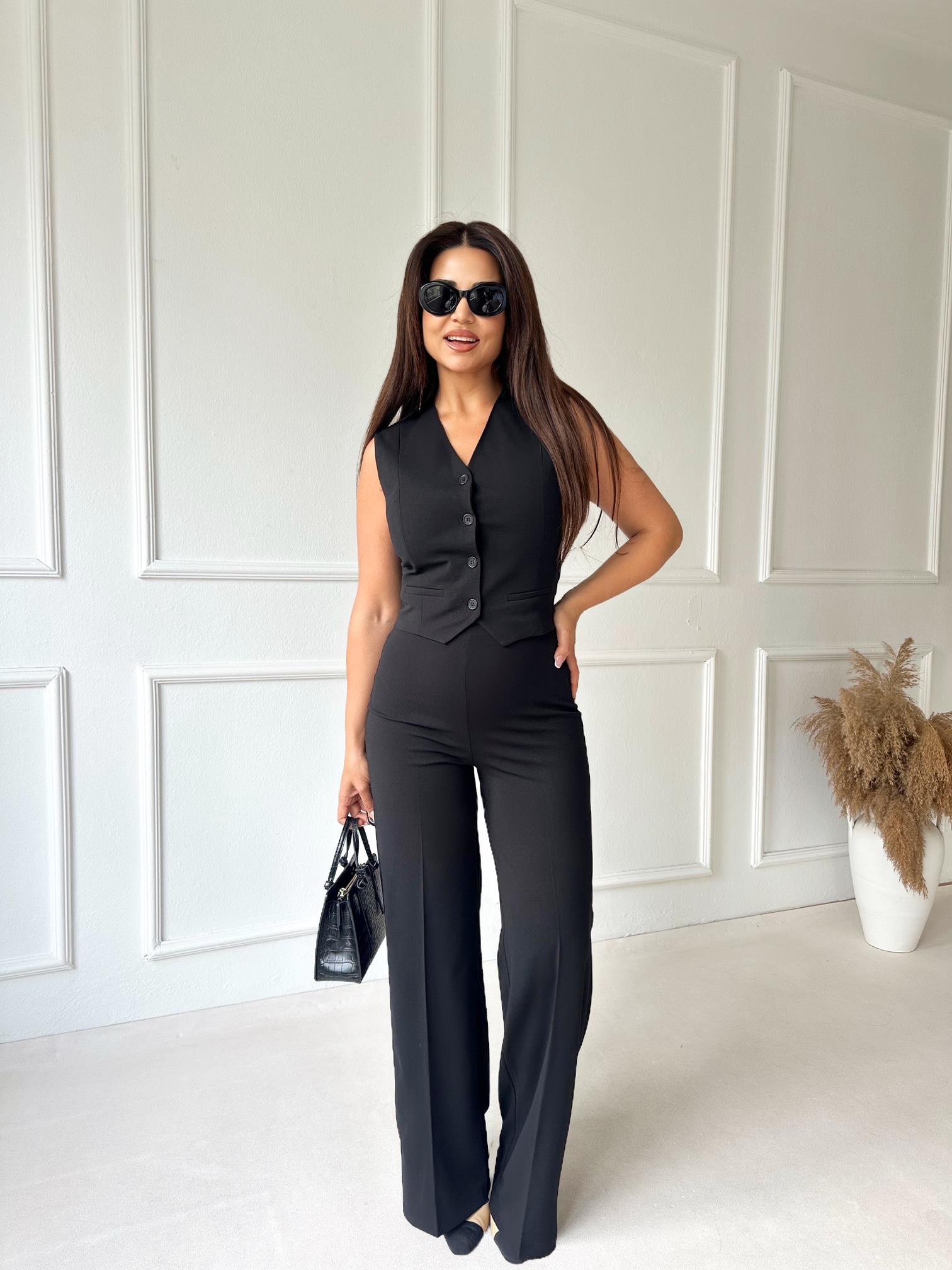 Lüks Kalite Yüksek Bel Full Likra Palazzo Pantolon | Nora Butik