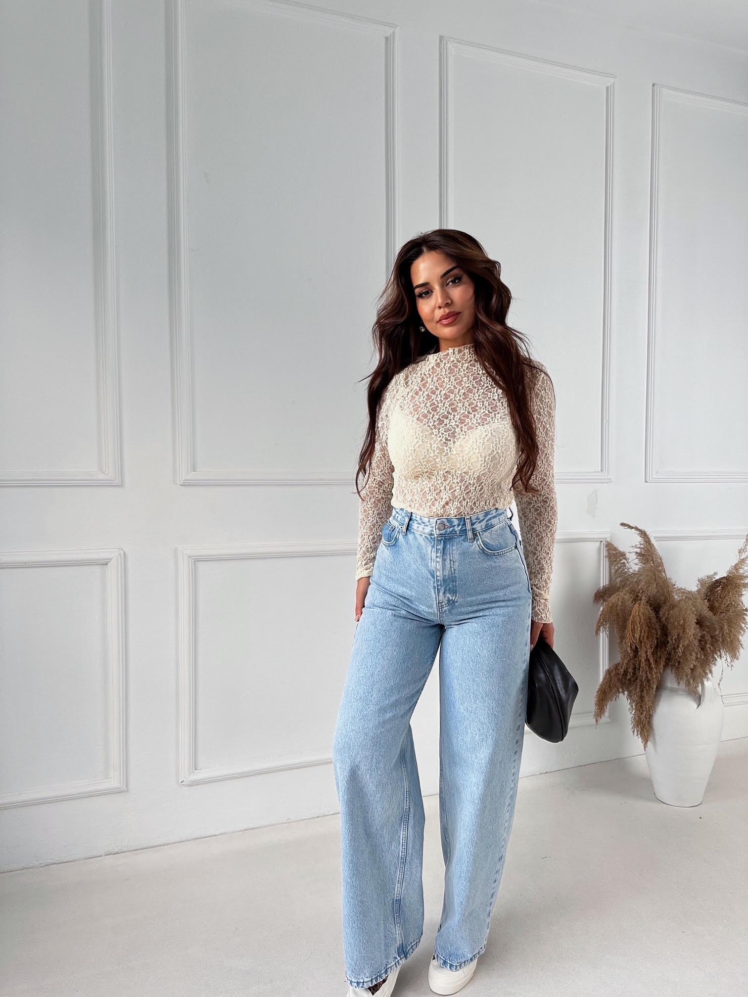 Marka Model Tam Yüksek Bel Baggy Jean | Nora Butik · 3