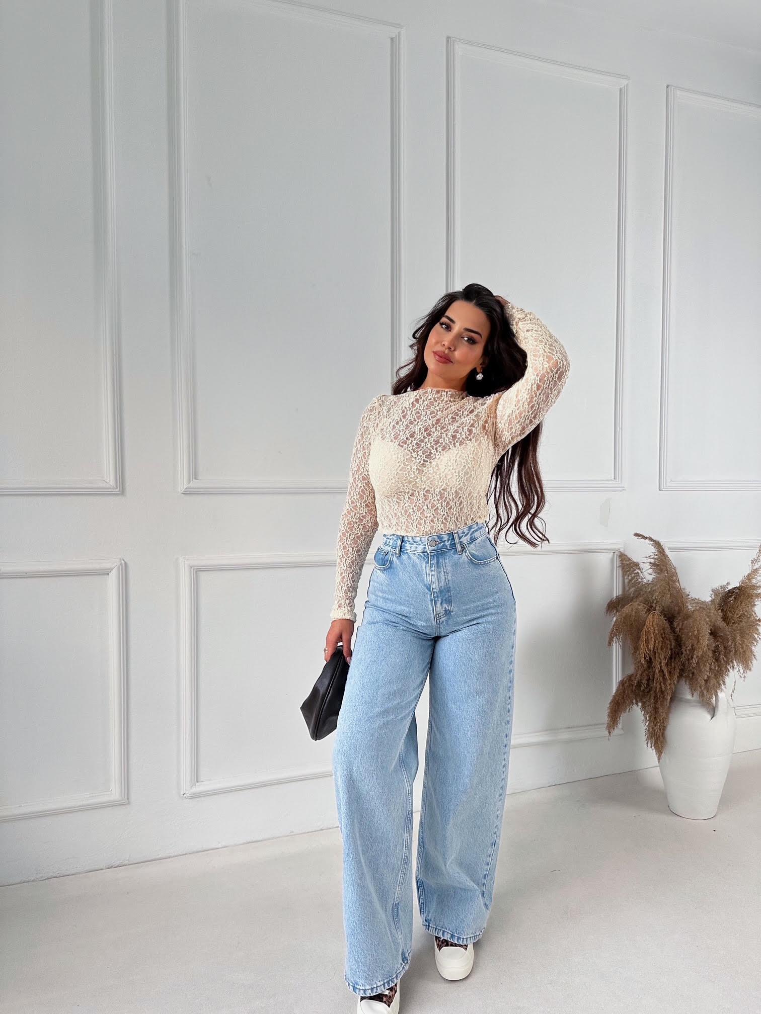 Marka Model Tam Yüksek Bel Baggy Jean | Nora Butik · 10