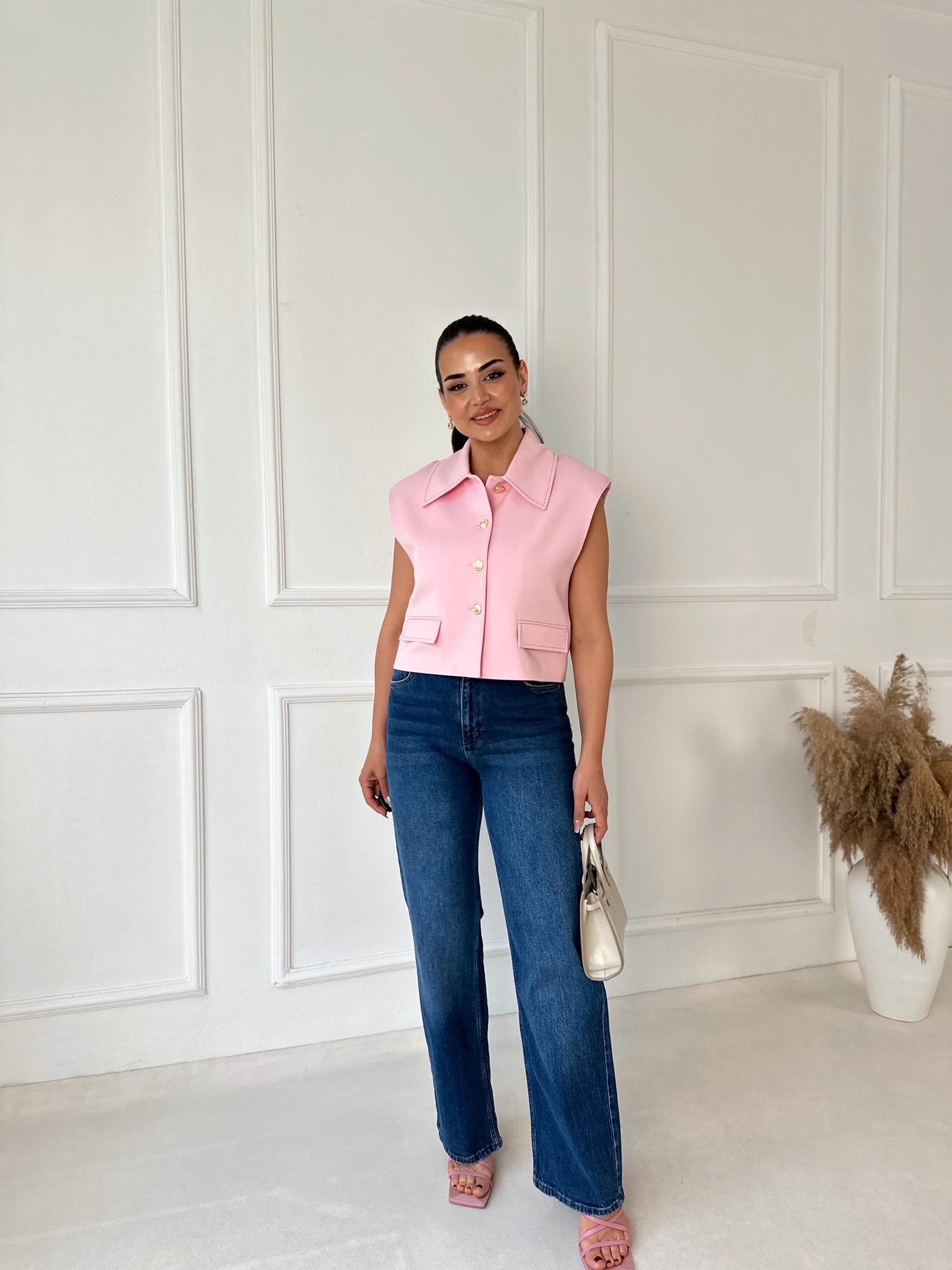 Orijinal Marka Tam Yüksek Bel Orta Mavi Straight Jean - Nora Butik · 8