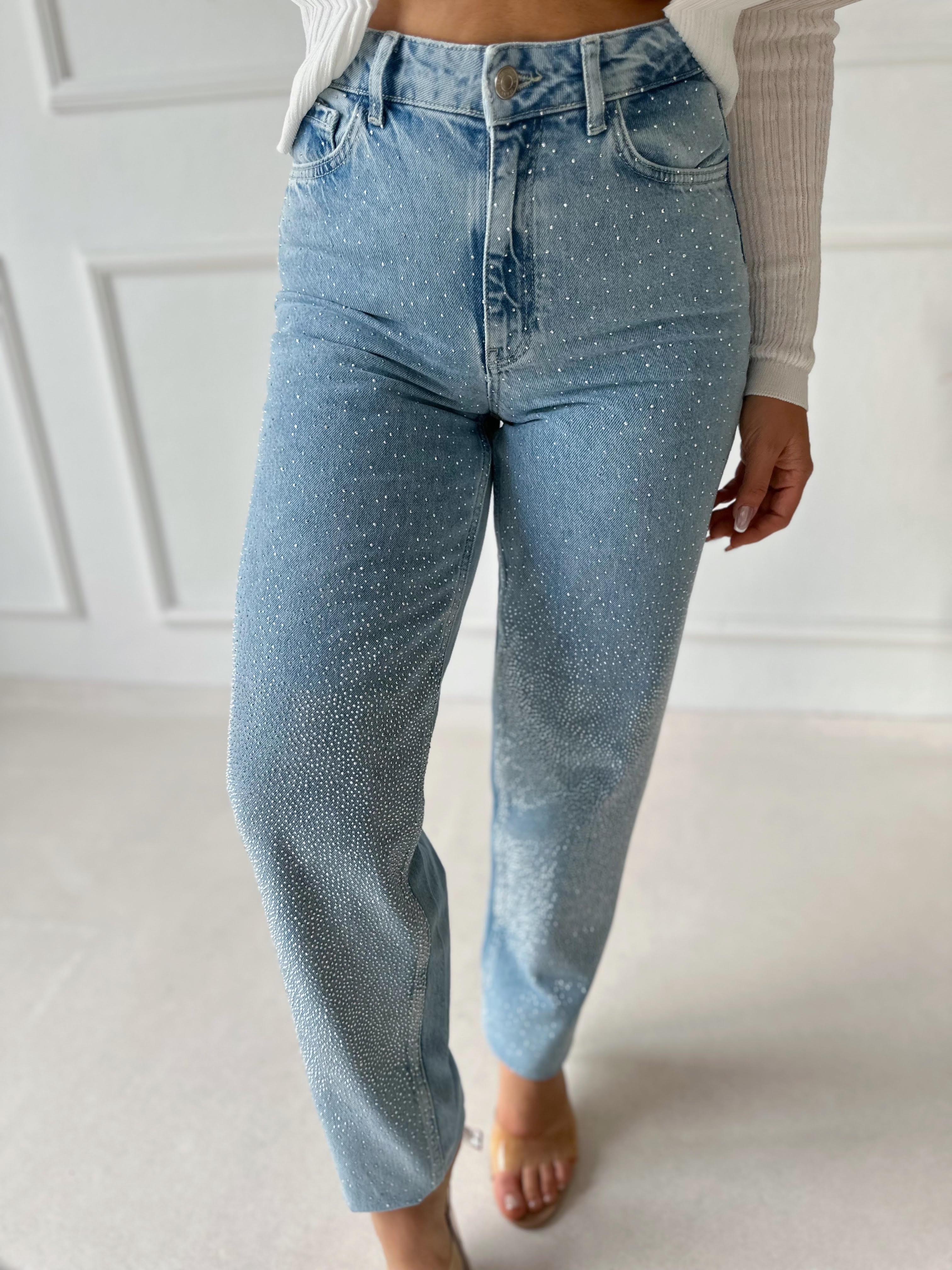 Orijinal marka taşlı mom jean - Nora Butik · 5