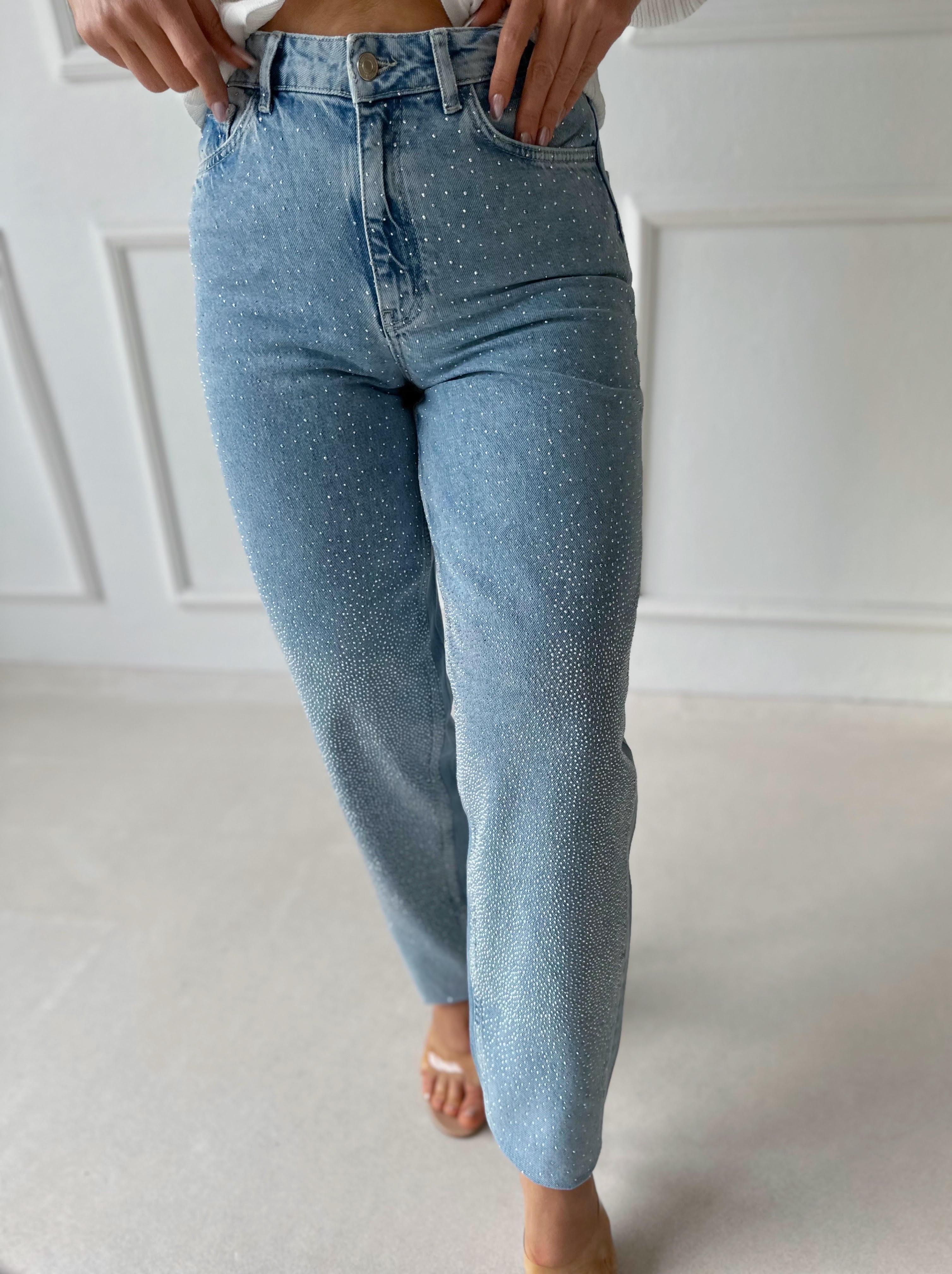 Orijinal marka taşlı mom jean - Nora Butik · 7