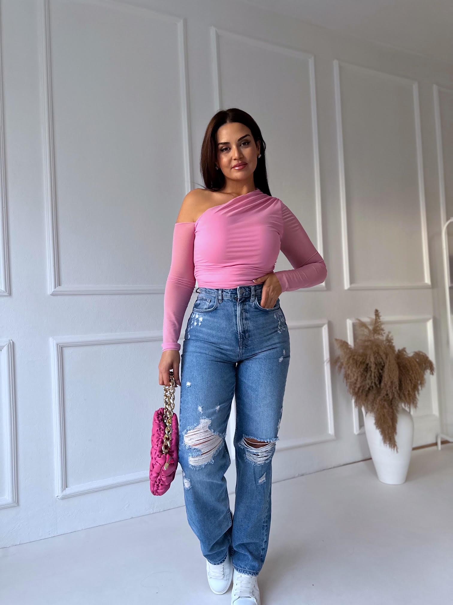 Orjinal Marka Yırtık Detaylı Straight Jean | Nora Butik · 4