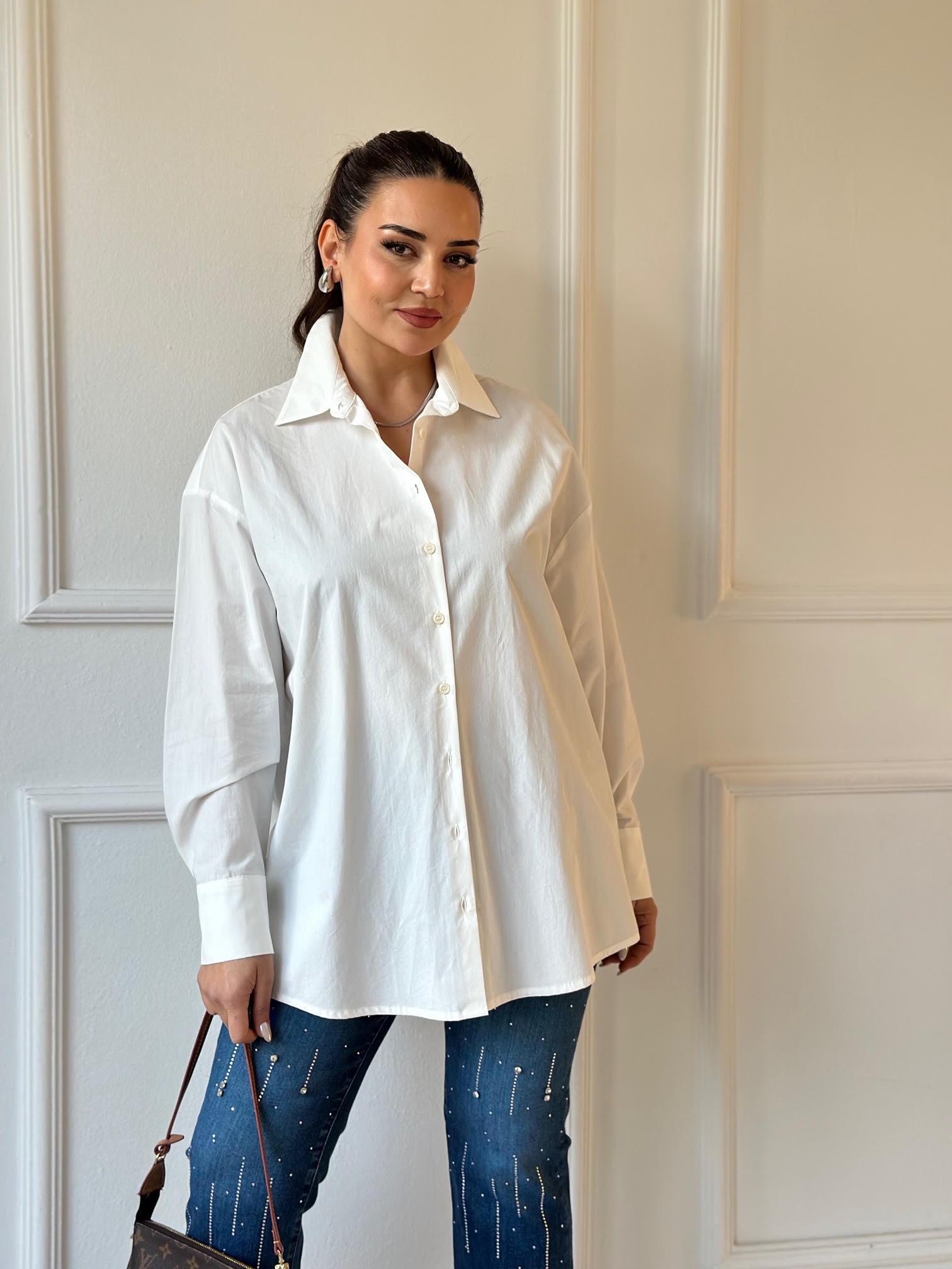 Premium Kalite Orijinal Marka Sırt Detaylı Pamuklu Poplin Gömlek | Nora Butik · 7