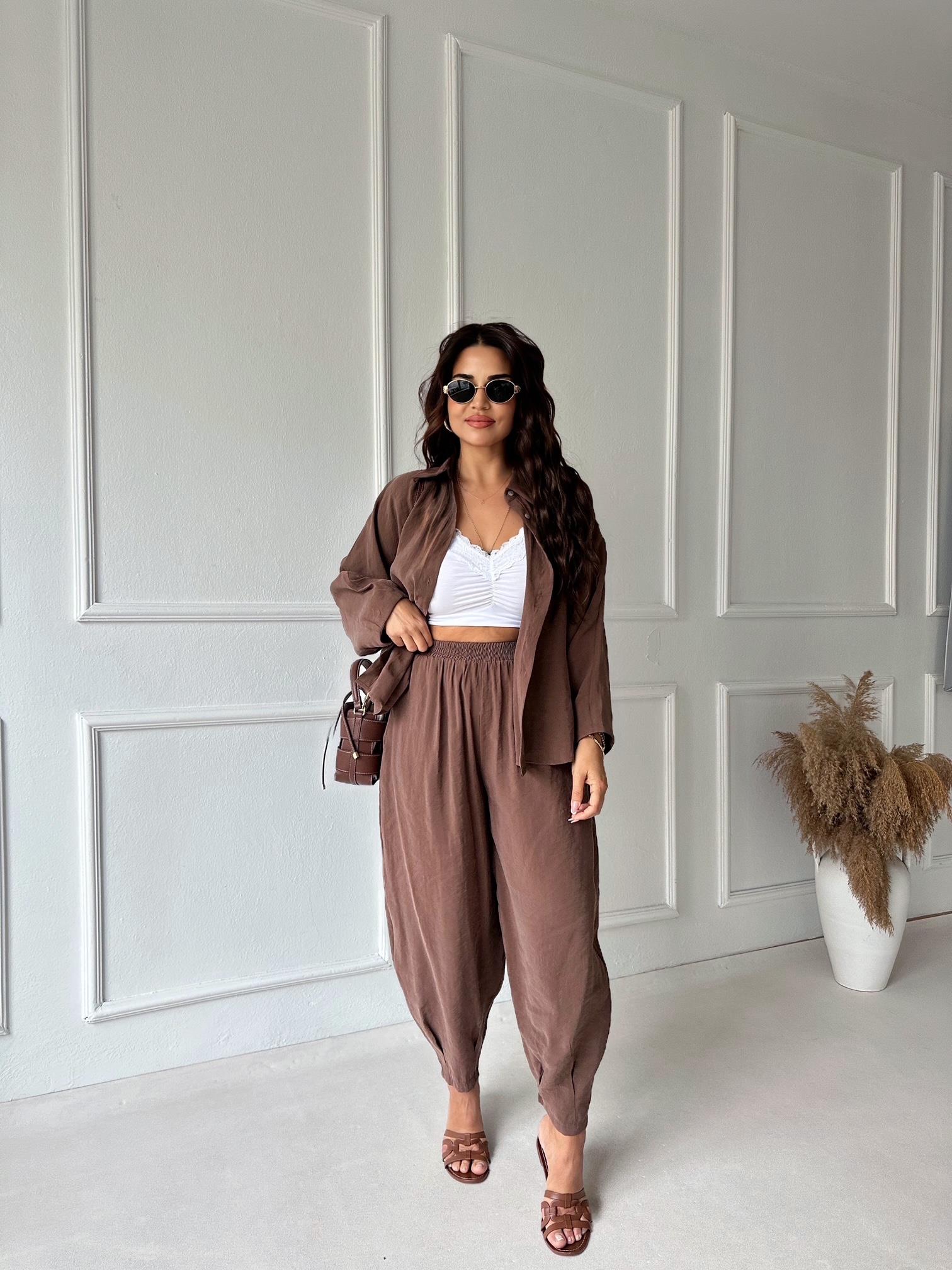 Premium Seri Siena Tensel Takım - Kahve