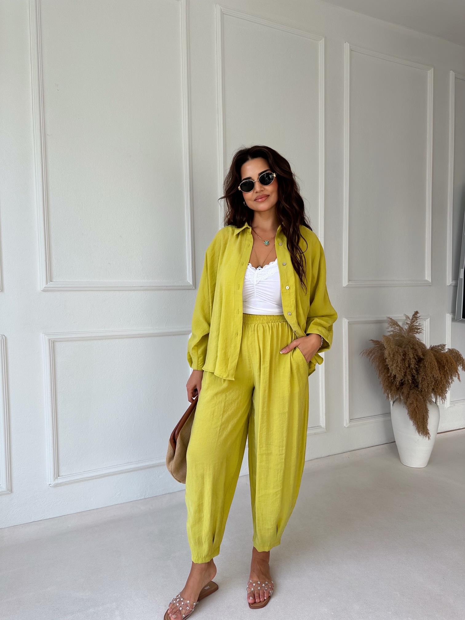 Premium Seri Siena Tensel Takım - Yağ Yeşili