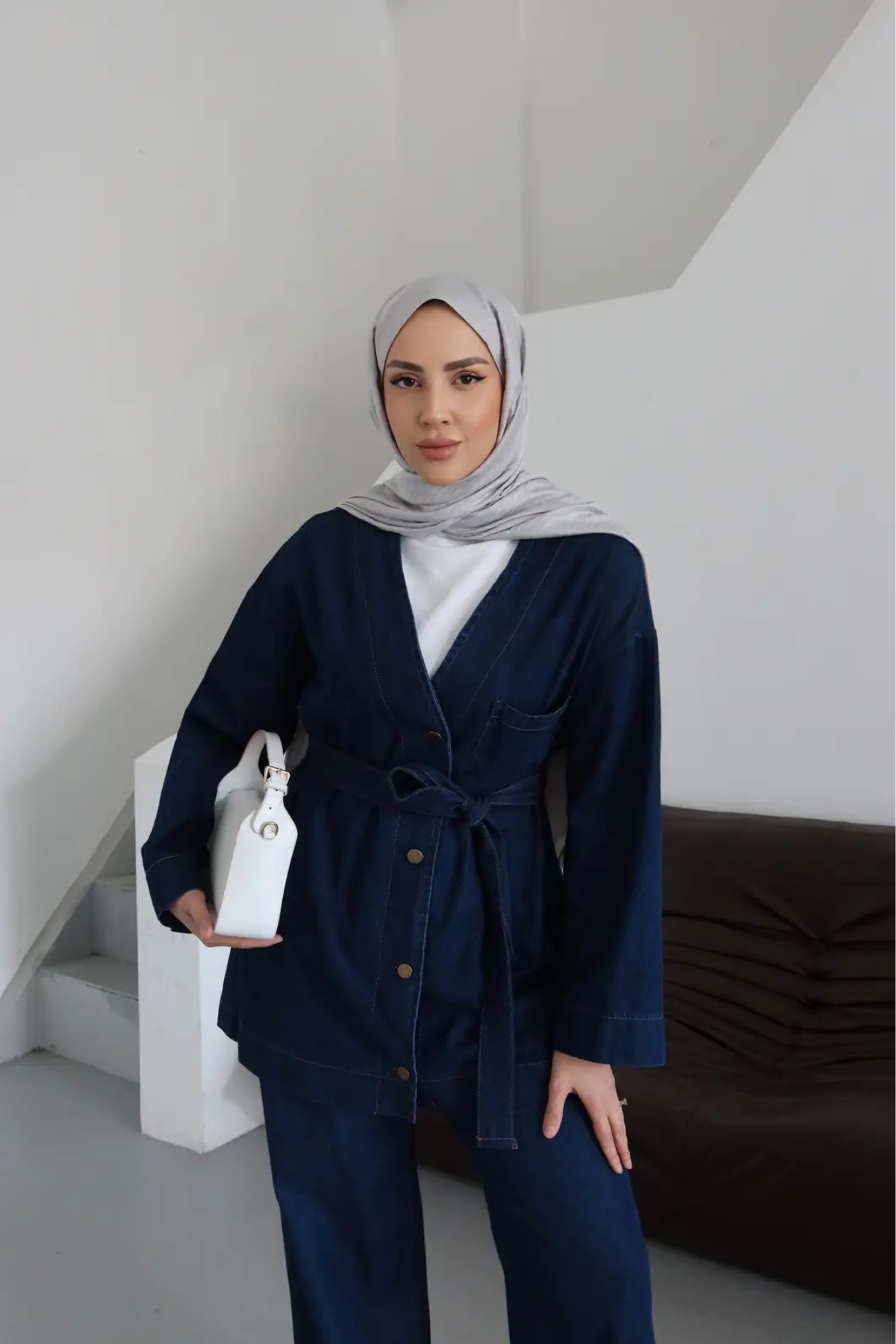 Cepli Kot Takım | Oversize Rahat Kesim Denim Kombin