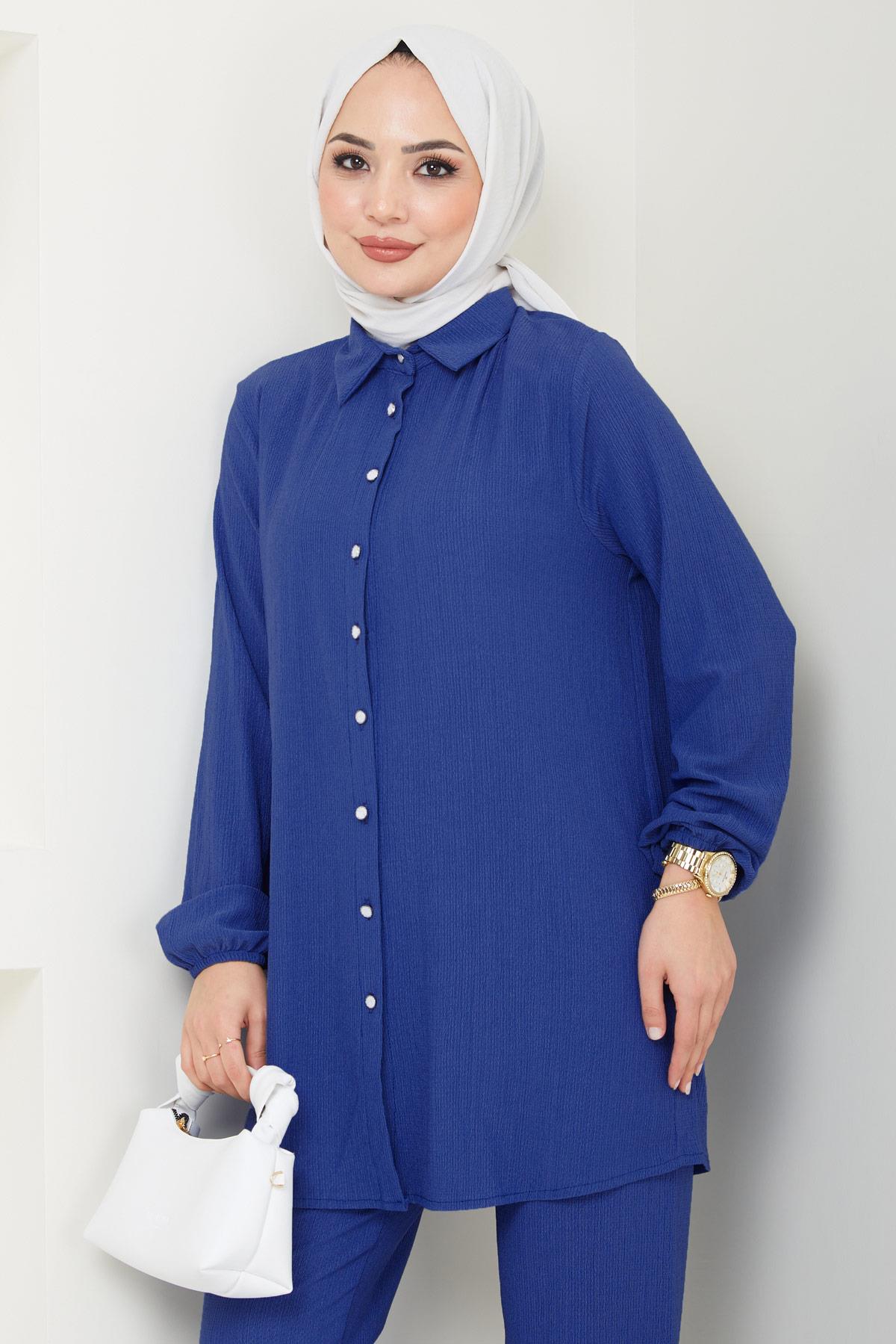 Bürümcük Gömlekli Takım Lacivert HM2394