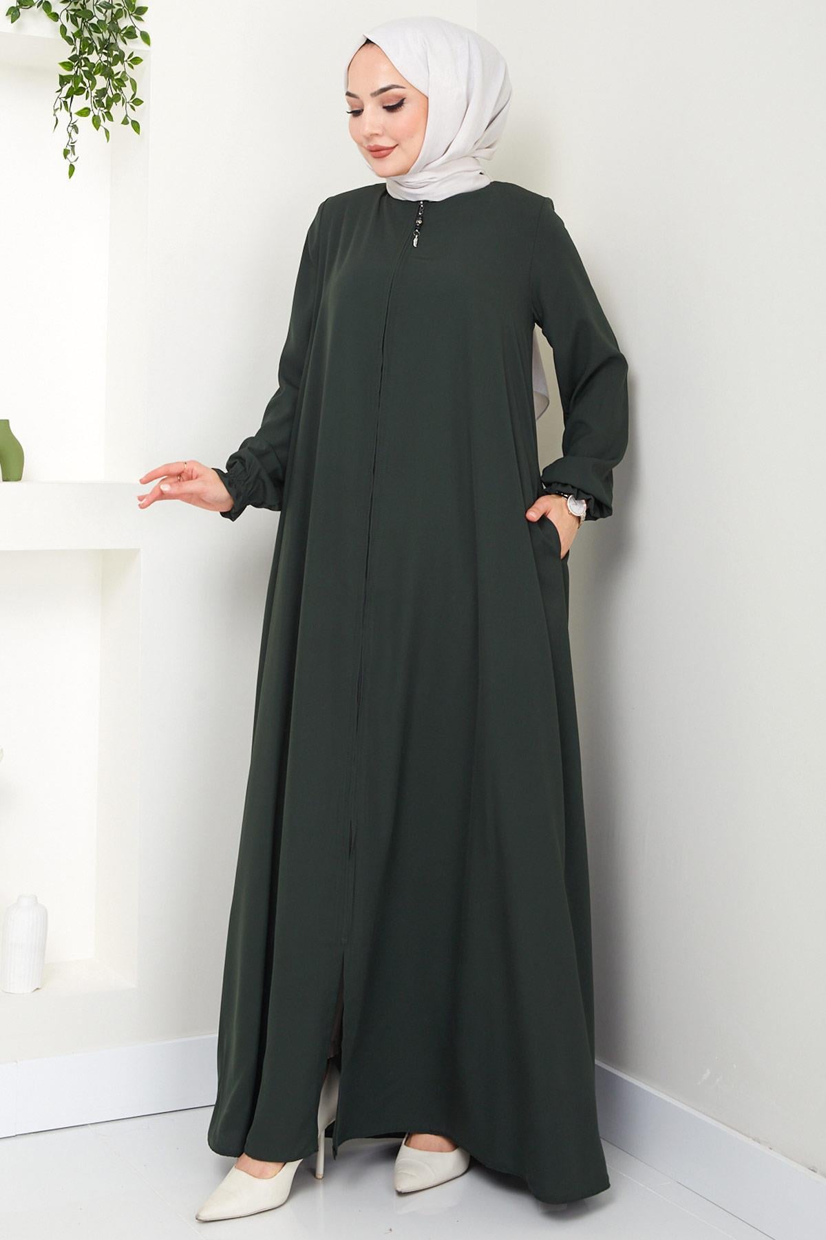Büyük Beden Mevlana Ferace Haki HM02153