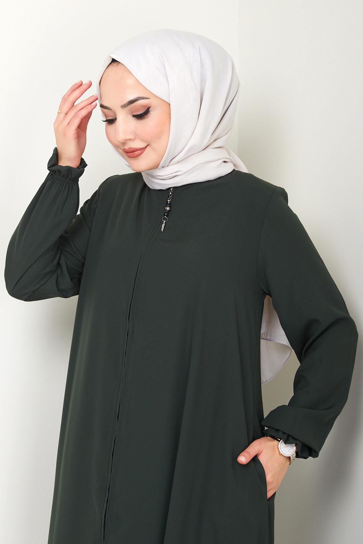 Büyük Beden Mevlana Ferace Haki HM02153