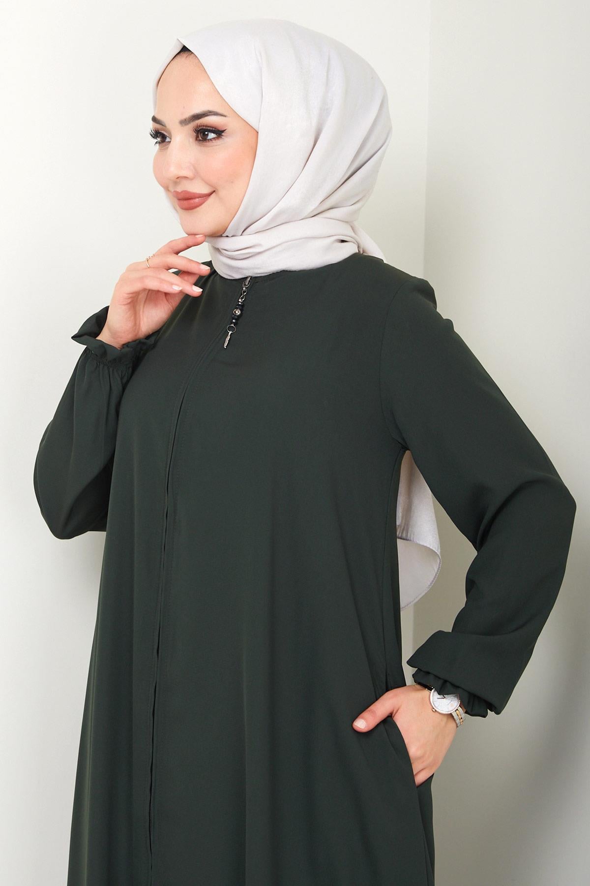 Büyük Beden Mevlana Ferace Haki HM02153