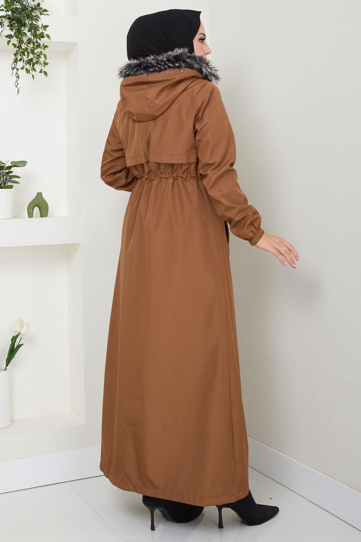 İçi Kürklü Tam Boy Bondit Mont Taba HM2331