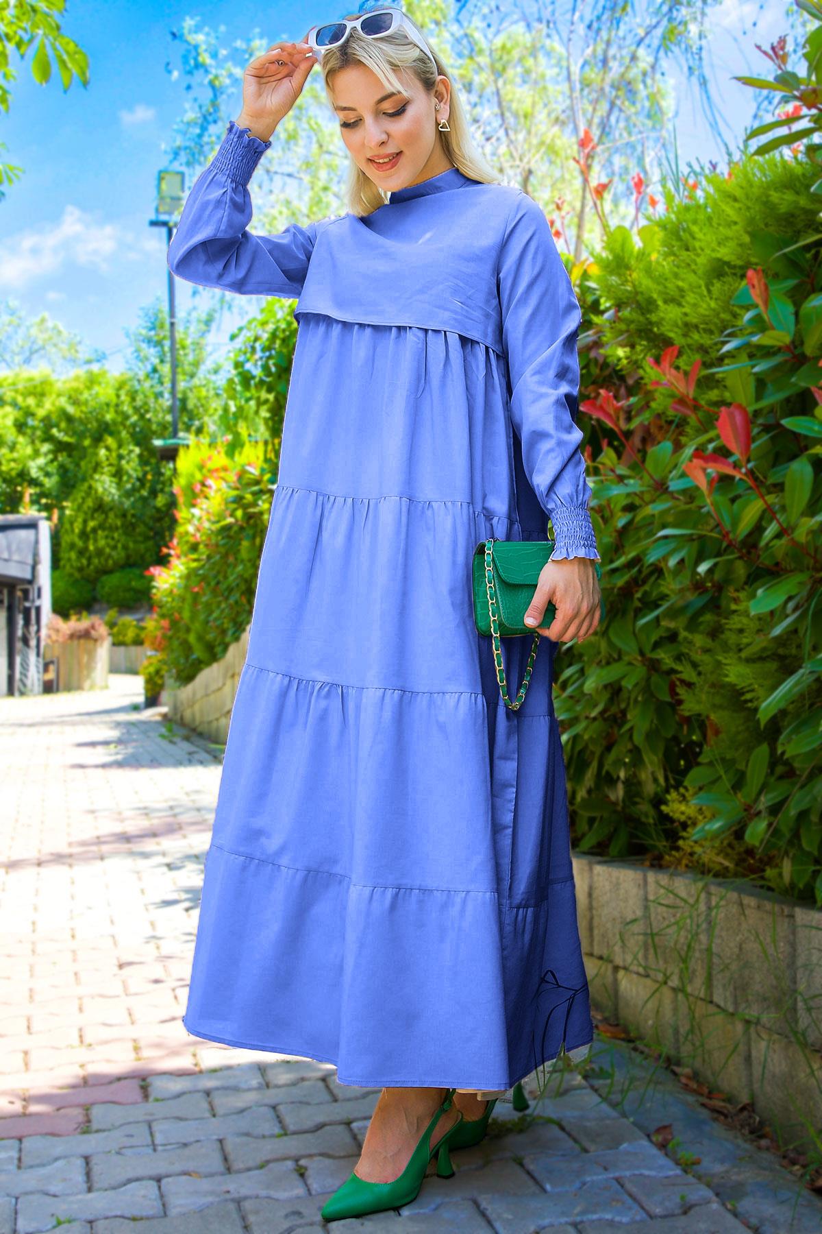 Kat Kat Elbise Açık Mavi HM2172