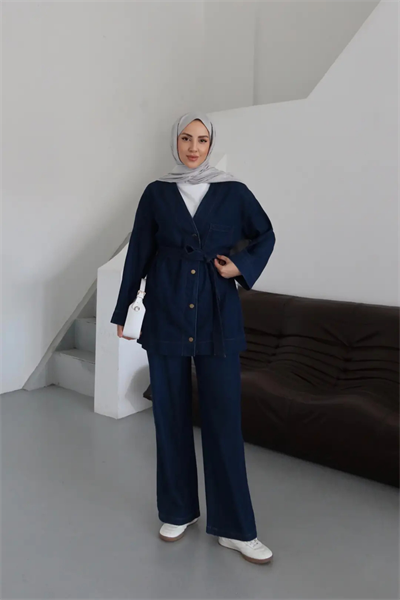 Cepli Kot Takım | Oversize Rahat Kesim Denim Kombin