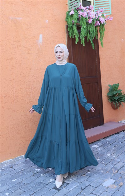 İçi Yarım Kol  Umre Takımı  Zümrüt HNT7050