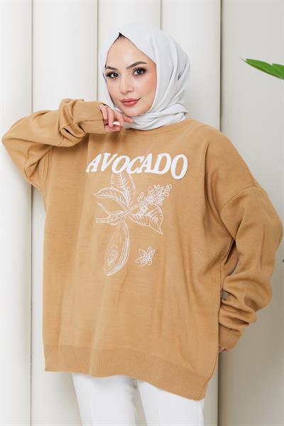 Avokado Triko Tunik Camel HM262620