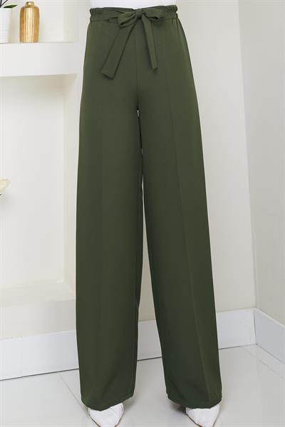 Bağlamalı Pantolon Haki HM2782