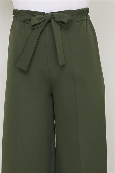 Bağlamalı Pantolon Haki HM2782