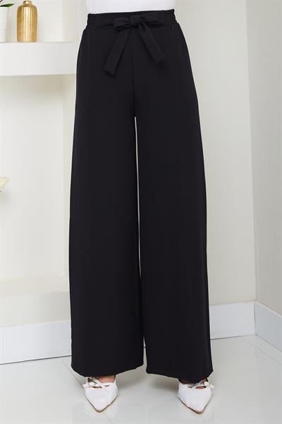 Bağlamalı Pantolon Siyah HM2782