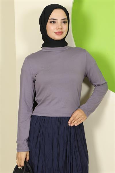 Bisiklet Yaka Body Gri HM2822