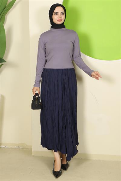 Bisiklet Yaka Body Gri HM2822