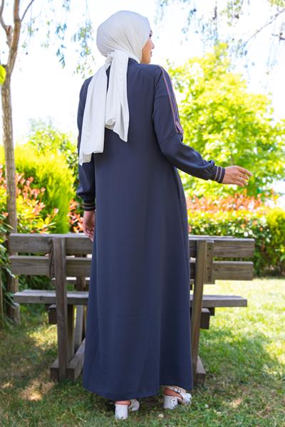 Biye Detaylı Antrasit Ferace