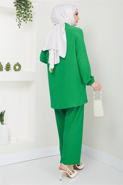Bürümcük Gömlekli Takım Yeşil HM2394