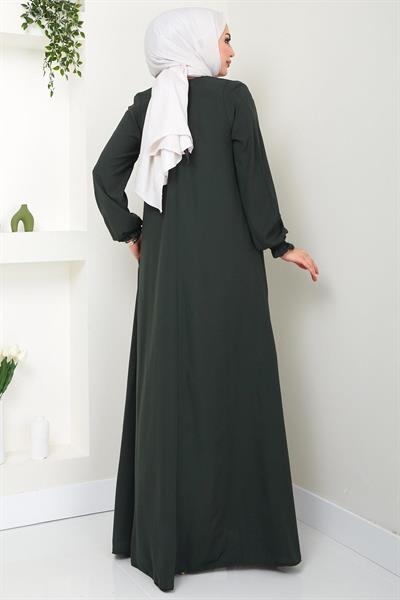 Büyük Beden Mevlana Ferace Haki HM02153