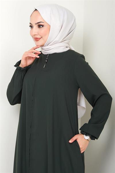 Büyük Beden Mevlana Ferace Haki HM02153