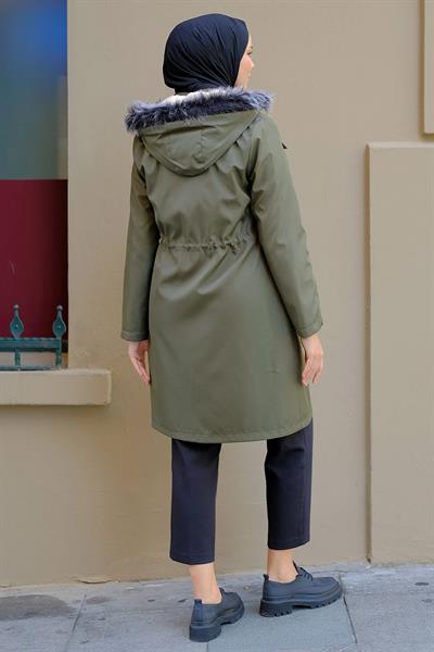 Cep Detaylı Mont Haki HM2287