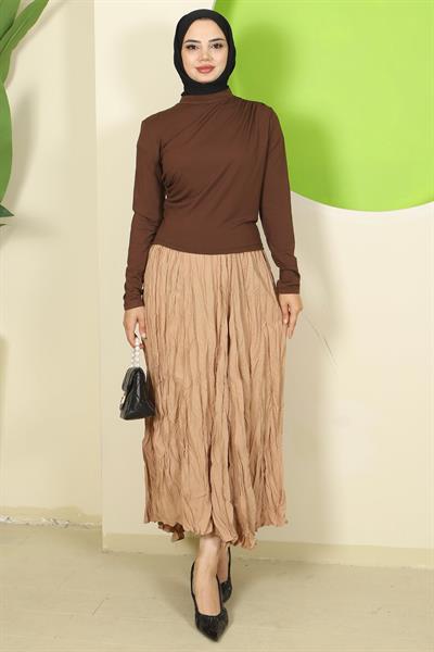 Drapeli Body Kahverengi HM2826